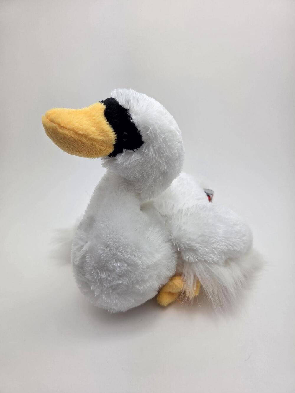 Adorable Vintage Webkinz White Swan Plush with No Tag/Code, Ganz Plush (9 inch)